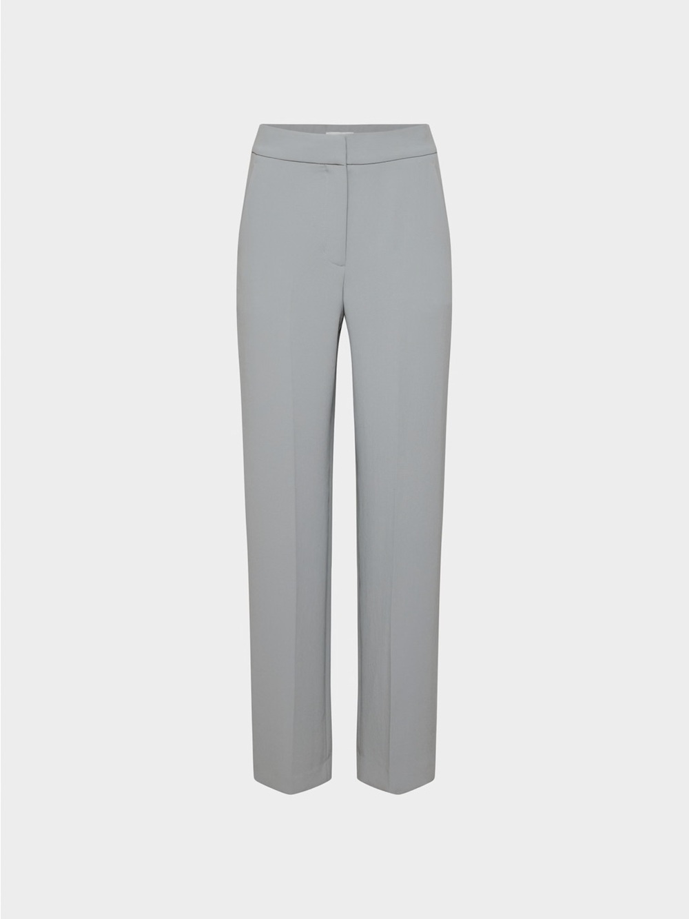 Aritzia Wilfred Limitless Grey Wide-Leg Trouser in Crepette